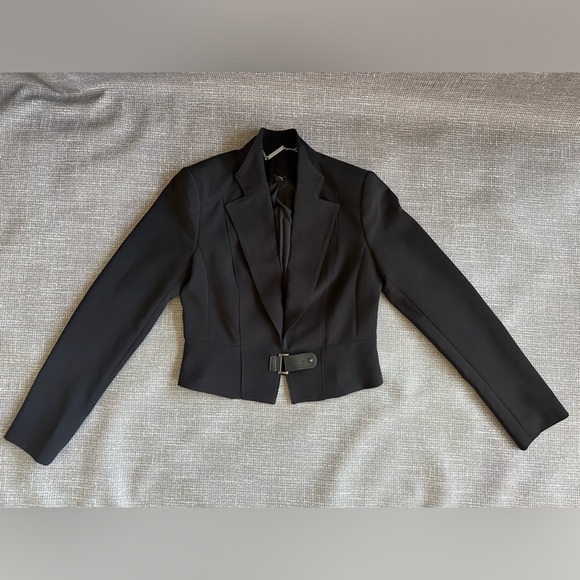 White House Black Market Jackets & Blazers - White House black market WHBM black cropped blazer size 0